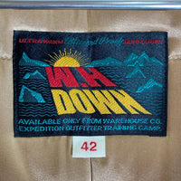 WAREHOUSE ウェアハウス スカイライナー W.H DOWN 日の出タグ ダウンベスト ベージュ size42 瑞穂店