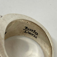 JUSTIN DAVIS ジャスティンデイビス LUCK STAR CROWN リング シルバー size15号 瑞穂店