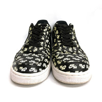 NIKE ナイキ AH8462-001 AIR FORCE 1 07 QS NIKE ALL OVER LOGO エアフォース1 スニーカー ブラック size28cm 瑞穂店