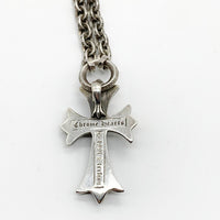 Chrome Hearts クロムハーツ CH CRS SML PAPER CHAIN スモール クロストップ ペーパーチェーン SV925 Size 50cm 福生店