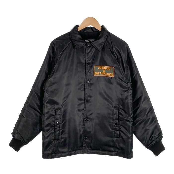 The Soft Machine ソフトマシーン SM ARKANSAS BOA COACH JACKET コーチジャケット ワッペン 内ボア  ブラック Size S 福生店