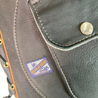 THE FLAT HEAD フラットヘッド DMB-04K ストックバーグ ディアスキンショルダーバッグ ブラック 瑞穂店