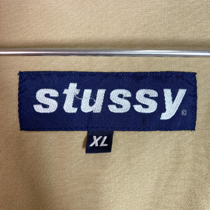 STUSSY ステューシー USA製 コットン ジャケット ベージュ sizeXL 瑞穂店