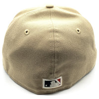 New Era ニューエラ LA Dodgers ドジャース 59FIFTY 50周年記念ワッペン ベージュ Size 7 1/2(59.6cm) 福生店