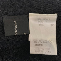 F.C.R.B. エフシーレアルブリストル ラインストーン ウール クルーネックセーター ブラック Size S 福生店