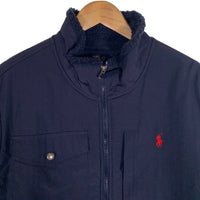 POLO RALPH LAUREN ポロラルフローレン ジップアップ フリースジャケット ネイビー Size XL 福生店