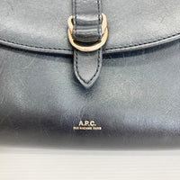 A.P.C. アーペーセー ALICIA スムースレザー ショルダーバッグ SAC ALICIA 19E ブラック 瑞穂店