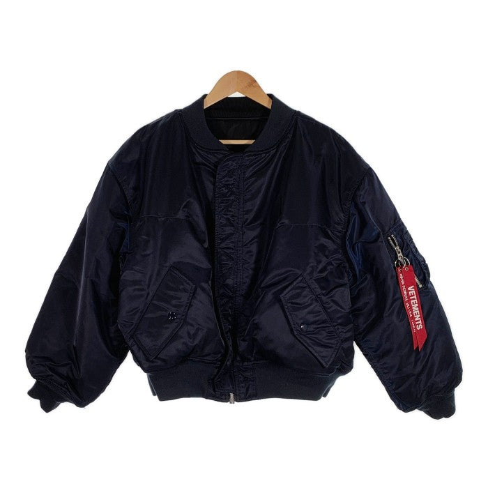 VETEMENTS ヴェトモン 20AW ALPHA アルファ Reversible Bomber Jacket