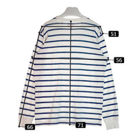 SUPREME シュプリーム 16SS Painted Stripe L/S Tee ボーダー センターロゴ 長袖 カットソー ロンT ホワイト sizeM 瑞穂店
