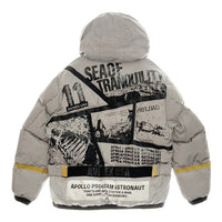 AVIREX アヴィレックス 6102189 APOLO DOWN JACKET アポロダウンジャケット シルバー size2XL 瑞穂店