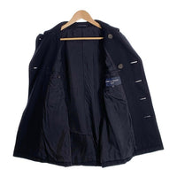 COMME des GARCONS HOMME コムデギャルソンオム Wool Pea Coat メルトンウール ピーコート ブラック HN-C017 Size M 福生店