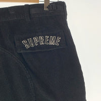 SUPREME シュプリーム 22SS NIKE ナイキ Arc Corduroy Cargo Pant アーチロゴ コーデュロイカーゴパンツ DM1779-010 ブラック Size M 福生店