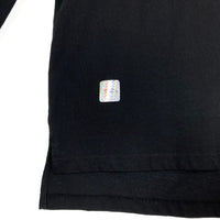 HERON PRESTON ヘロンプレストン モックネックT 風格刺繍 ロンT ブラック sizeM 瑞穂店
