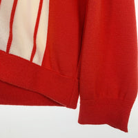 Car Service カーサービス 21SS Racing Knit Jacket レーシングニットジャケット レッド ホワイト CS-21SS-JKT02 Size 1 福生店