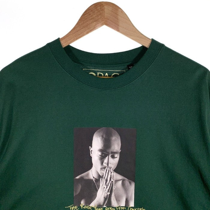 X-LARGE エクストララージ 23SS 2PAC TUPAC S/S TEE プリントTシャツ グリーン Size XL 福生店