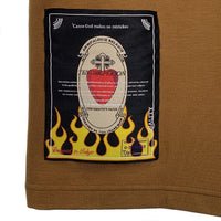 TENDER PERSON テンダーパーソン 23SS LOGO MOCKNECK TEE ロゴ モックネック Tシャツ カーキ Size 4 福生店