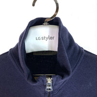 AVIREX アヴィレックス 6193630 CUT刺繍 ジップ スウェット ZIP SWEAT PARKA ネイビー sizeM 瑞穂店