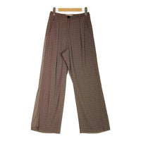 TODAYFUL トゥデイフル ヘリンボーン シフォンパンツ 茶色系 size38 瑞穂店