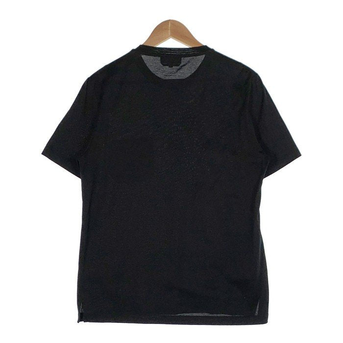 HERMES エルメス T-SHIRT ポケット Tシャツ 無地 ブラック Size M 福生 ...