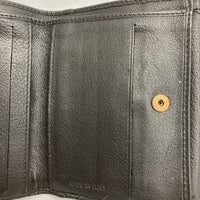 MIUMIU ミュウミュウ レザー 2つ折り財布 Wホック ブラック 瑞穂店