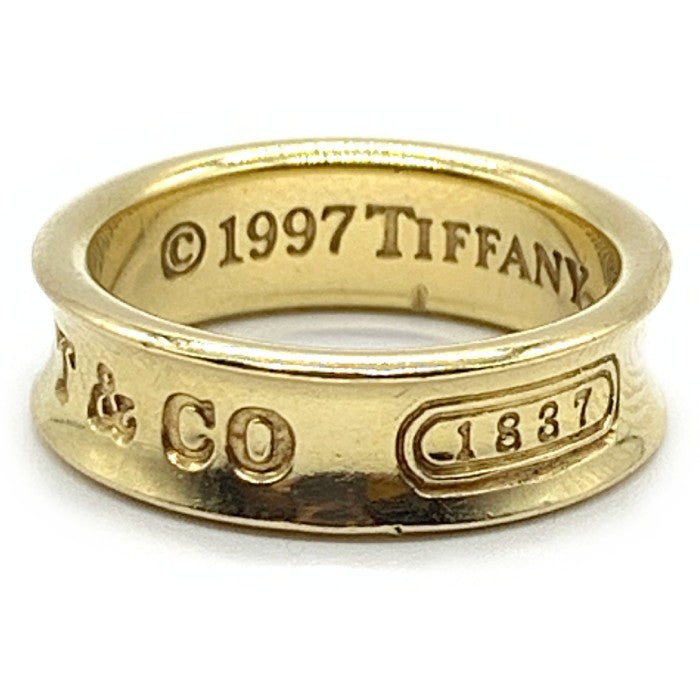 ティファニー Tiffany & Co. リング 1837 ナロー K18YG 13号