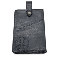 Chrome Hearts クロムハーツ The Way I Walk ザウェイアイウォーク レザーパスケース CHプラス スマホケース ブラック 福生店
