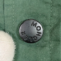 MONCLER モンクレール BUTTON DOWN SHIRT ボタンダウンシャツ プルオーバー オリーブ 並行品 Size L 福生店