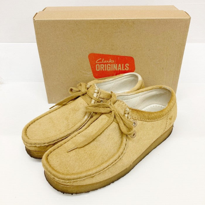 ブラックclarks ハラコwallabee クラークス　ワラビー