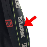 X-LARGE エクストララージ DC SHOE ディーシーシューズ ハーフジップトラックジャケット トラックパンツ セット サイドライン ブラック Size M 福生店
