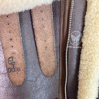 The REAL McCOY'S リアルマッコイ 33H5595 MITIN stinson beach TYPE B-3 ムートン フライト ジャケット ブラウン size38 瑞穂店