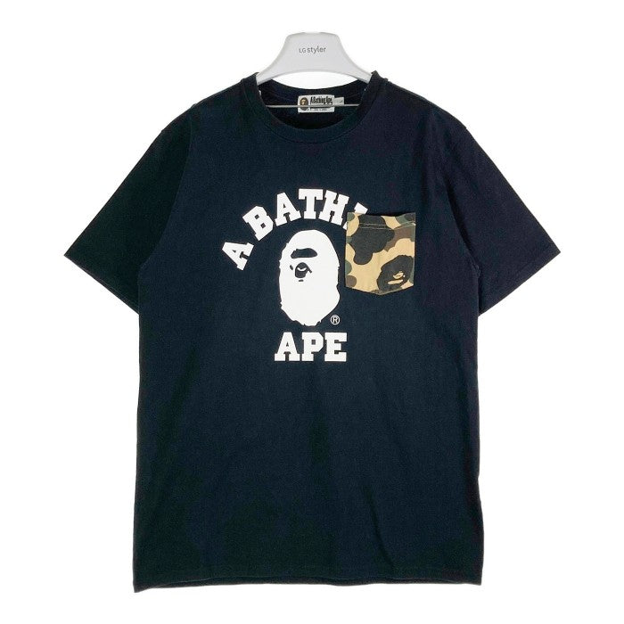 A BATHING APE アベイシングエイプ Tシャツ 001CSD201012X ブラック ...