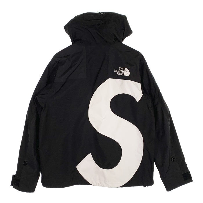 シュプリーム　黒s SUPREME S Logo Mountain Jacket