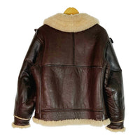 The REAL McCOY'S リアルマッコイ 33H5595 MITIN stinson beach TYPE B-3 ムートン フライト ジャケット ブラウン size38 瑞穂店