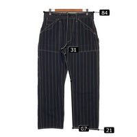 FREEWHEELERS フリーホイーラーズ UNION SPECIAL OVARALL シンチバック ウォバッシュ ワークパンツ ブラック Size 32×34 福生店