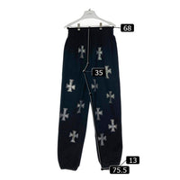 unknown アンノウンRhinestone Cross ラインストーン クロス Sweat pants スウェットパンツ ブラック Size S 瑞穂店