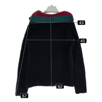 TMT ティーエムティー HANDKNIT LOW GUAGE PEA COAT ハンドニットローゲージ Pコート 2019AW ブラック sizeM 瑞穂店