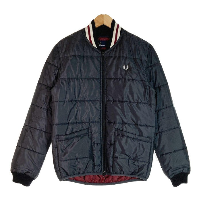 FRED PERRY × LAVENHAM フレッドペリー×ラベンハム 中綿ジャケット ブラック sizeXS 瑞穂店