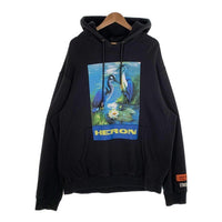 Heron Preston ヘロンプレストン 19AW Hoodir プルオーバー パーカー グラフィックプリント ブラック HMBB004F19808001 Size L 福生店