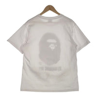A BATHING APE アベイシングエイプ APE HEAD TEE ヘッド Tシャツ ホワイト カモフラージュ Size L 福生店