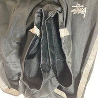 STUSSY ステューシー トラックパンツ USA製 サイドリフレクター ブラック sizeL 瑞穂店