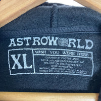 Trawis Scott トラビス・スコット 2018年 リミテッドツアー アストロワールド パーカー 2018 Limited Tour Merch Astroworld Hoodie パーカー ブラック sizeXL瑞穂店
