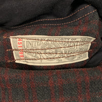 FREEWHEELERS フリーホイーラーズ BUBO SPORTS TOGS チェック柄 ハンティングジャケット リブ レッド Size 38 福生店