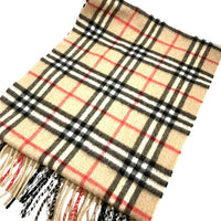 BURBERRY バーバリー ノバチェックカシミアマフラー ベージュ 瑞穂店