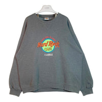 Hard Rock CAFE ハードロックカフェ HAWAII ハワイ 刺繍ロゴ スウェット トレーナー グレー sizeXL 瑞穂店