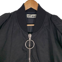 OFF-WHITE オフホワイト 16AW Bomber Jacket MA-1 ボンバージャケット バックプリント ブラック Size XL 福生店