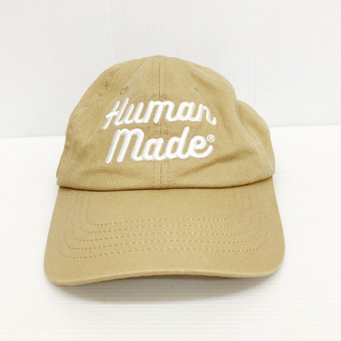 HUMAN MADE ヒューマンメイド 6パネル ロゴ刺繍キャップ ベージュ 瑞穂店