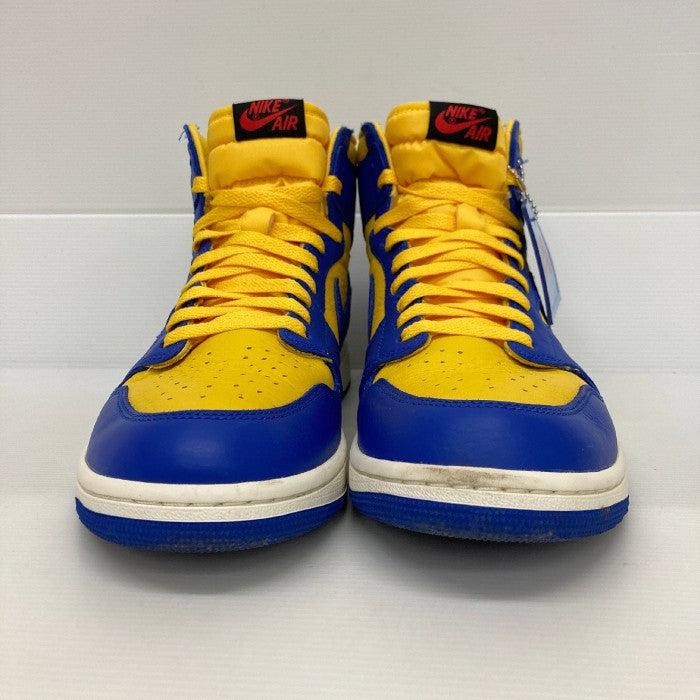 NIKE WMNS Air Jordan 1 High OG Game Royal and Varsity Maize FD2596-700  リバースレイニー OG AJ1 ナイキエアジョーダン1 laney ブルー×イエロー size29.0cm 瑞穂店