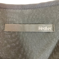 Heather ヘザー ティアードボリュームワンピース ブラック sizeF 瑞穂店