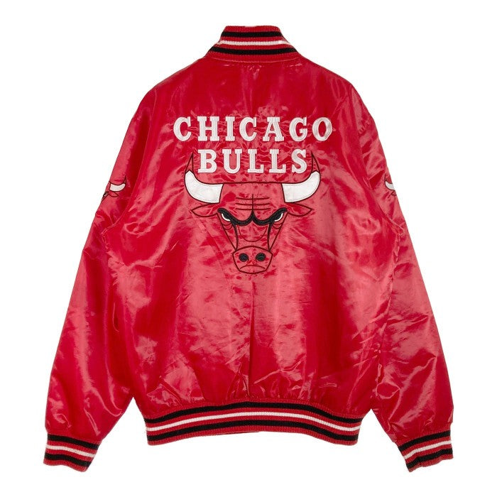 CHICAGO BULLS Jeff Hamilton シカゴブルズ ジェフハミルトン NBA スタジャン sizeM レッド 瑞穂店