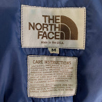 70's THE NORTH FACE ノースフェイス ダウンジャケット フード有 ネイビー Size M 福生店